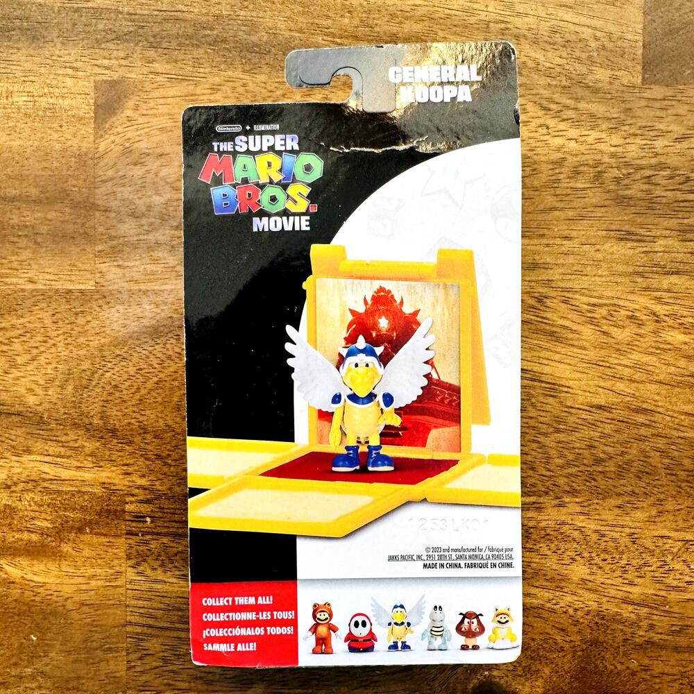 Super Mario Bros Movie 3PK Mini Figures Toys General Koopa Cat Mario Tanooki - Picture 3 of 13